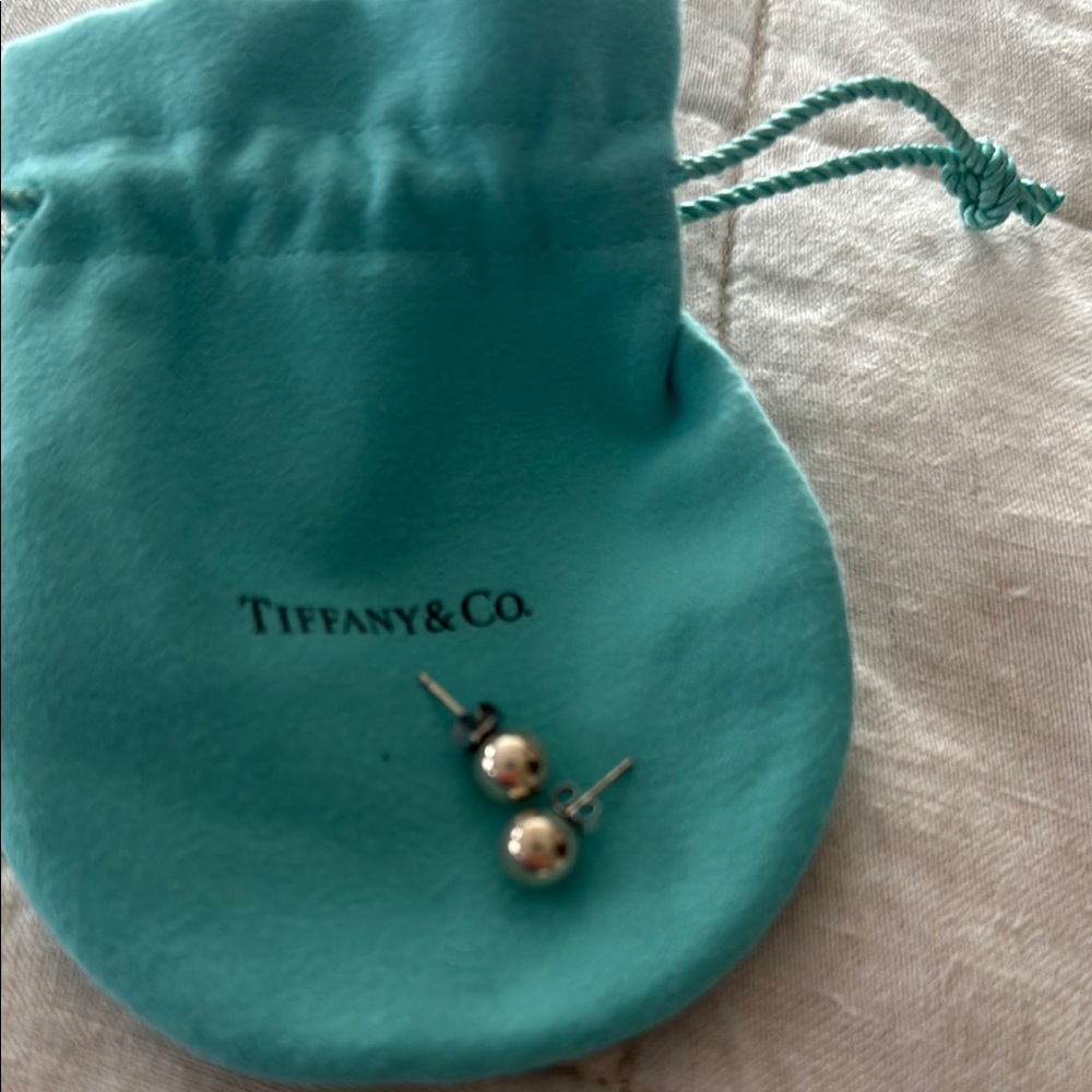 Tiffany & Co. Silver Ball Stud Earrings